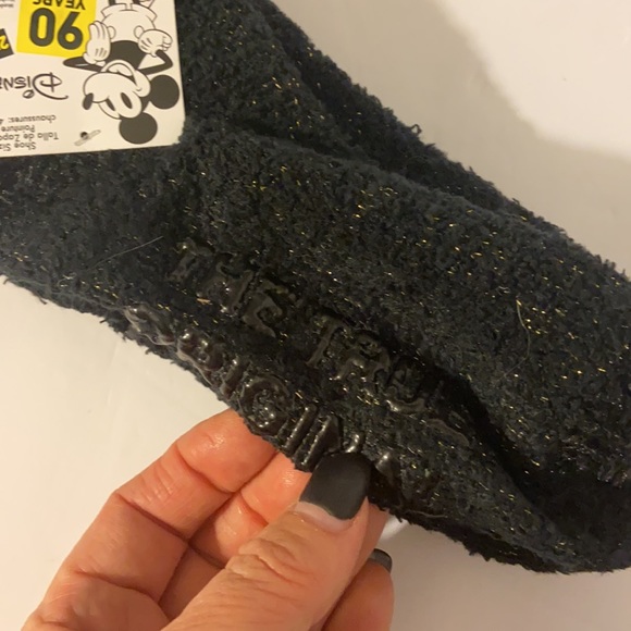 Disney Mickey Mouse fuzzy slippers socks 2 pack NWT - Picture 6 of 9